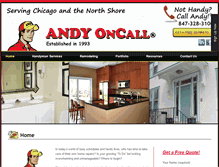 Tablet Screenshot of andyoncallchicago.com